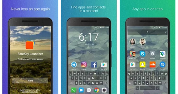 Download Latest FastKey Android Launcher Apk